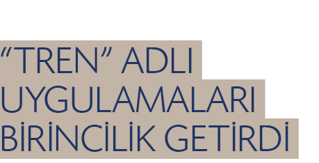   TREN  ADLI UYGULAMALARI BİRİNCİLİK GETİRDİ 