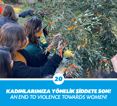 KADINLARIMIZA YÖNELİK ŞİDDETE SON  AN END TO VIOLENCE TOWARDS WOMEN