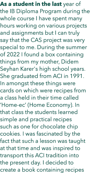 As a student in the last year of the IB Diploma Program during the whole course I have spent many hours working on va...