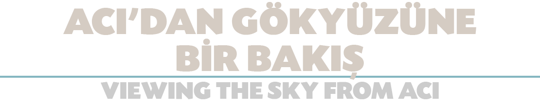 ACI’DAN G KY Z NE B R BAKI VIEWING THE SKY FROM ACI
