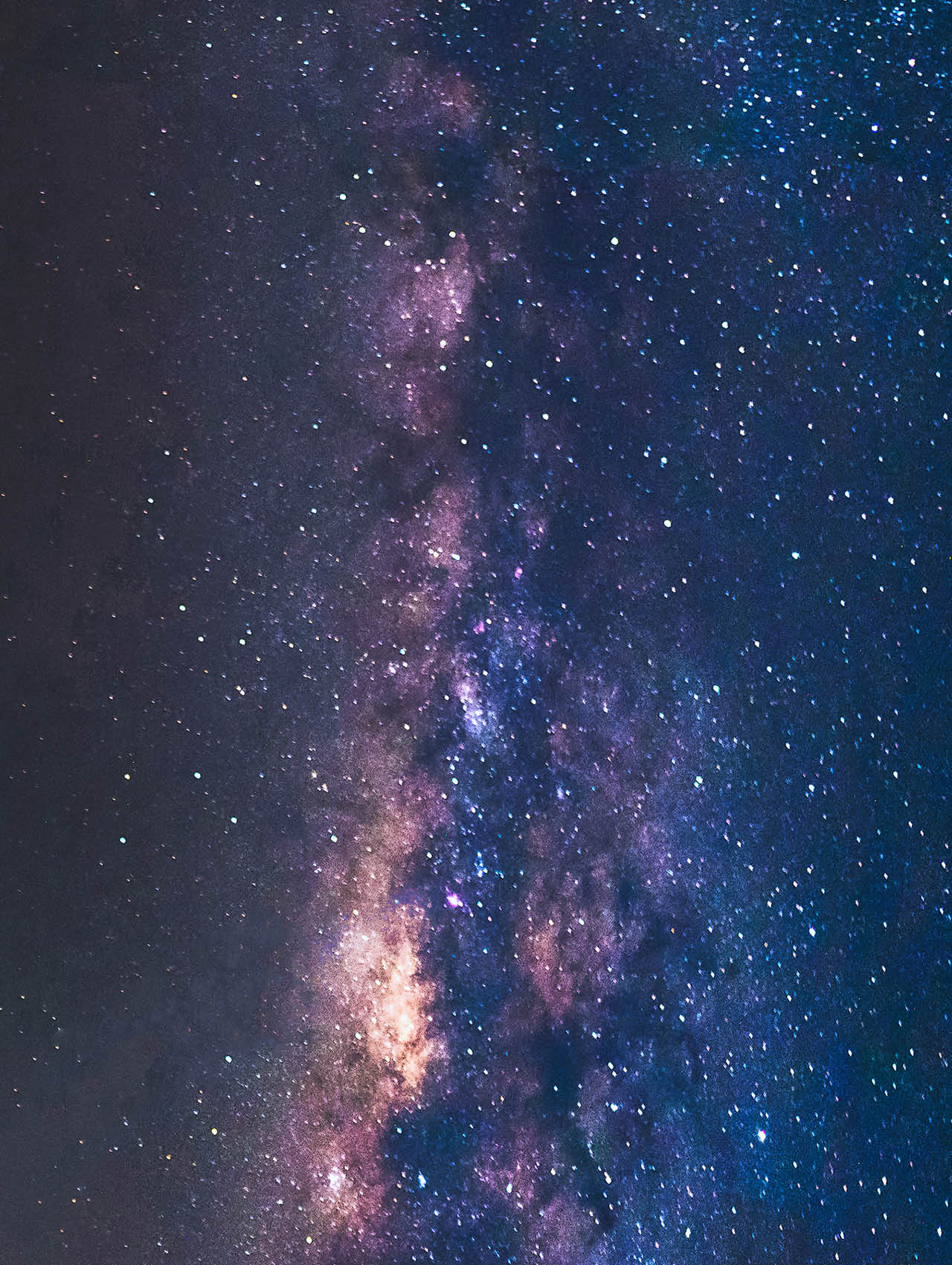 Panorama view universe space shot of milky way galaxy with stars on a night sky background.The Milky Way is the galaxy that contains our Solar System.