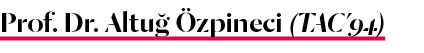 Prof  Dr  Altuğ Özpineci (TAC 94)