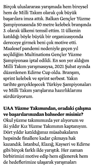 Birçok uluslararası yarışmada hem bireysel hem de Milli Takım olarak çok büyük başarılara imza attık  Balkan Gençler    