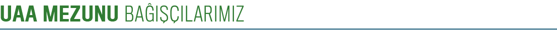 UAA MEZUNU BAĞIŞÇILARIMIZ