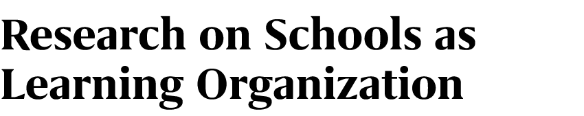 Research on Schools as Learning Organization