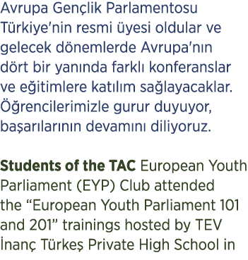 Avrupa Gen lik Parlamentosu T rkiye'nin resmi yesi oldular ve gelecek d nemlerde Avrupa'n n d rt bir yan nda farkl  ...