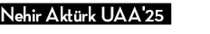 Nehir Aktürk UAA'25 