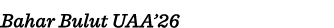 Bahar Bulut UAA 26
