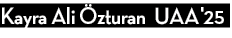 Kayra Ali Özturan UAA'25 