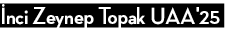 İnci Zeynep Topak UAA'25 