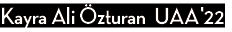 Kayra Ali Özturan UAA'22