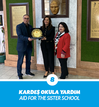 KARDE OKULA YARDIM AID FOR THE SISTER SCHOOL