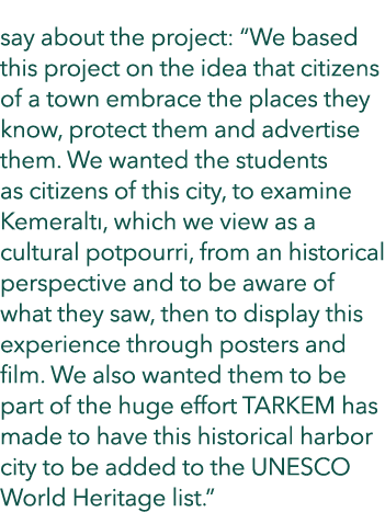 say about the project: “We based this project on the idea that citizens of a town embrace the places they know, prote...