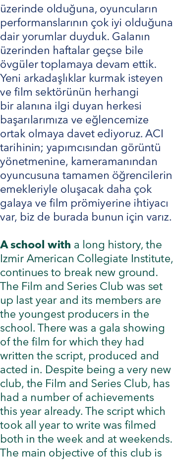  zerinde oldu una, oyuncular n performanslar n n ok iyi oldu una dair yorumlar duyduk. Galan n  zerinden haftalar ge...
