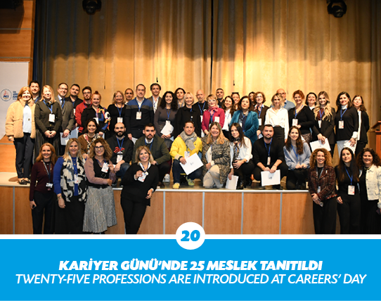 KAR YER G N ’NDE 25 MESLEK TANITILDI TWENTY FIVE PROFESSIONS ARE INTRODUCED AT CAREERS’ DA