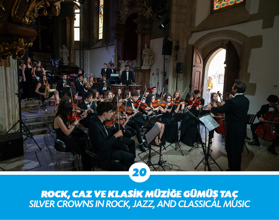 ROCK, CAZ VE KLAS K M Z E G M   TA  SILVER CROWNS IN ROCK, JAZZ, AND CLASSICAL MUSI