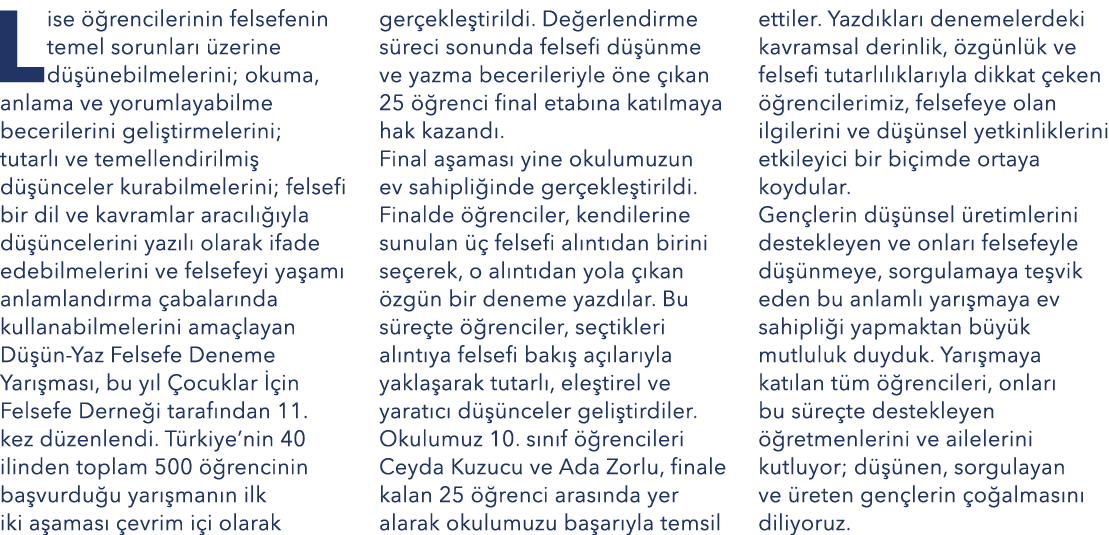 Lise  rencilerinin felsefenin temel sorunlar   zerine d   nebilmelerini; okuma, anlama ve yorumlayabilme becerilerin...