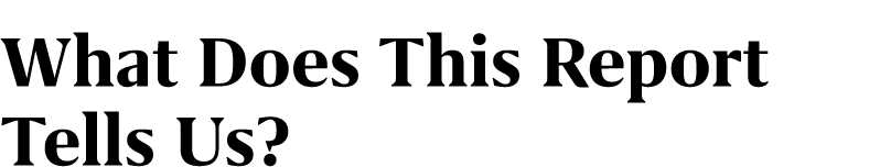 What Does This Report Tells Us?