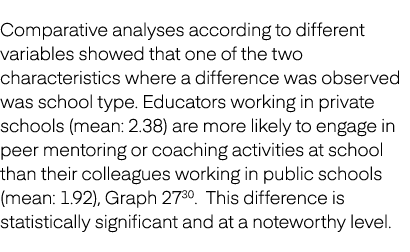 Comparative analyses according to different variables showed that one of the two characteristics where a difference w...