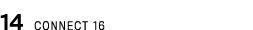 14 CONNECT 16