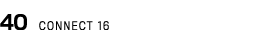 40 CONNECT 16