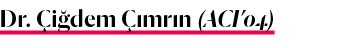 Dr. i dem   mr n (ACI’04)
