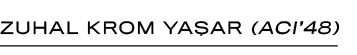 zuhal krom ya ar (ACI’48)