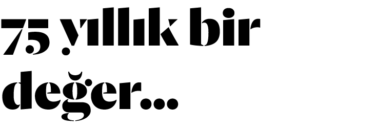 75 y ll k bir de er...