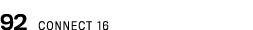 92 CONNECT 16