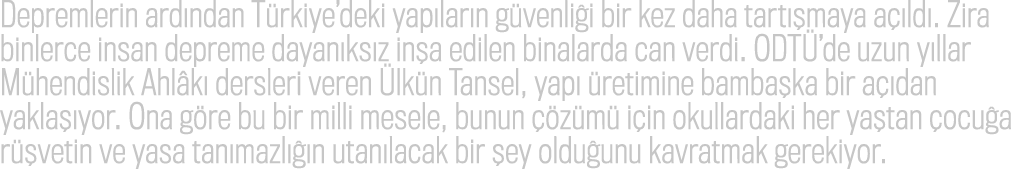 Depremlerin ard ndan T rkiye’deki yap lar n g venli i bir kez daha tart maya a  ld . Zira binlerce insan depreme day...