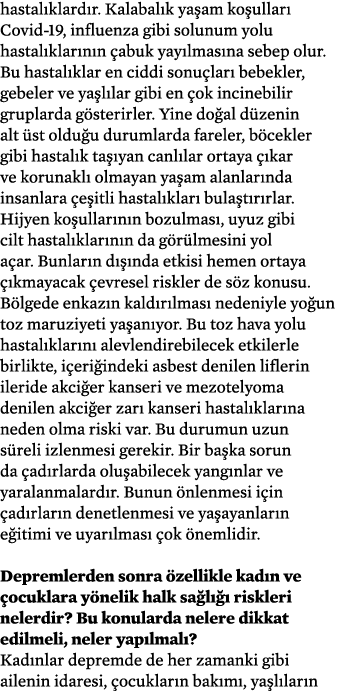 hastal klard r. Kalabal k ya am ko ullar Covid 19, influenza gibi solunum yolu hastal klar n n  abuk yay lmas na seb...