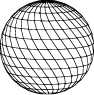 A black and white drawing of a globe. Yapay zeka ile olu turulmu  i erik