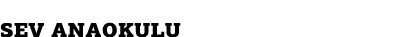 SEV ANAOKULU