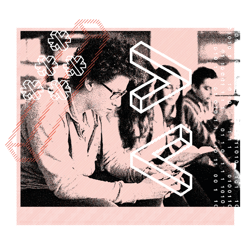 A black and white image of a man and woman sitting together. AI generated content