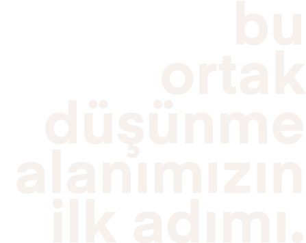  bu ortak d  nme alan m z n ilk ad m . 