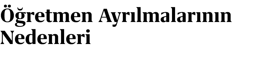  retmen Ayr lmalar n n Nedenleri