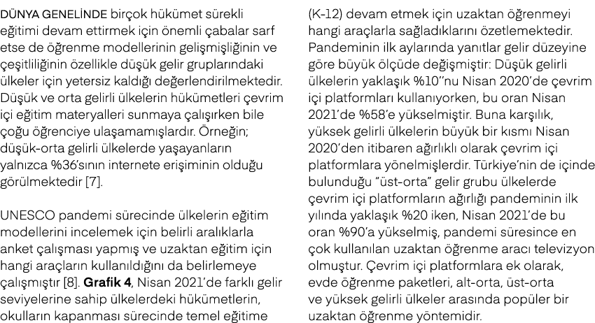 D nya genelinde bir ok h k met s rekli e itimi devam ettirmek i in nemli  abalar sarf etse de   renme modellerinin g...