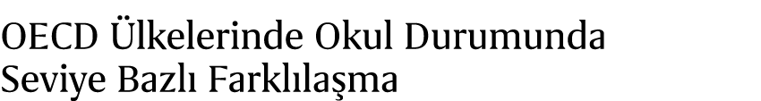 OECD lkelerinde Okul Durumunda Seviye Bazl  Farkl la ma