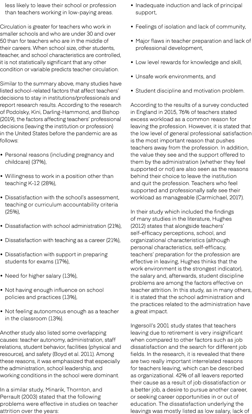 less likely to leave their school or profession than teachers working in low paying areas. Circulation is greater for...