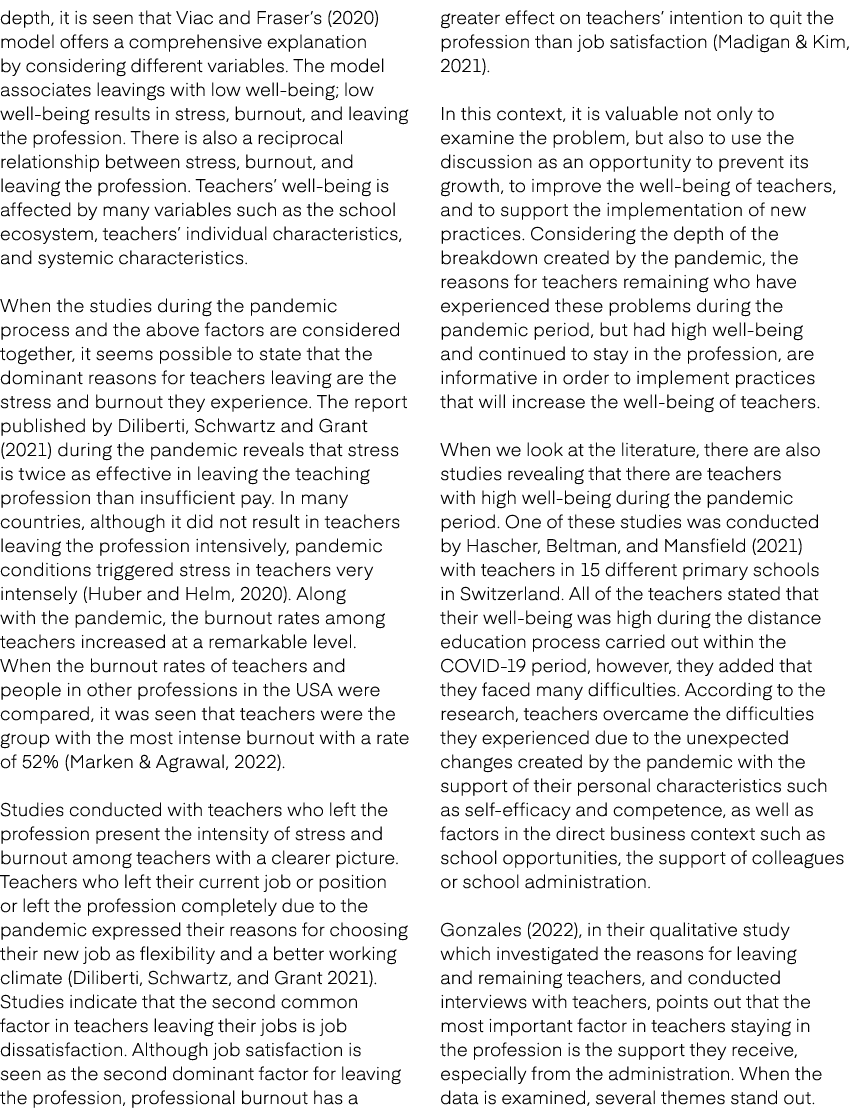 depth, it is seen that Viac and Fraser’s (2020) model offers a comprehensive explanation by considering different var...