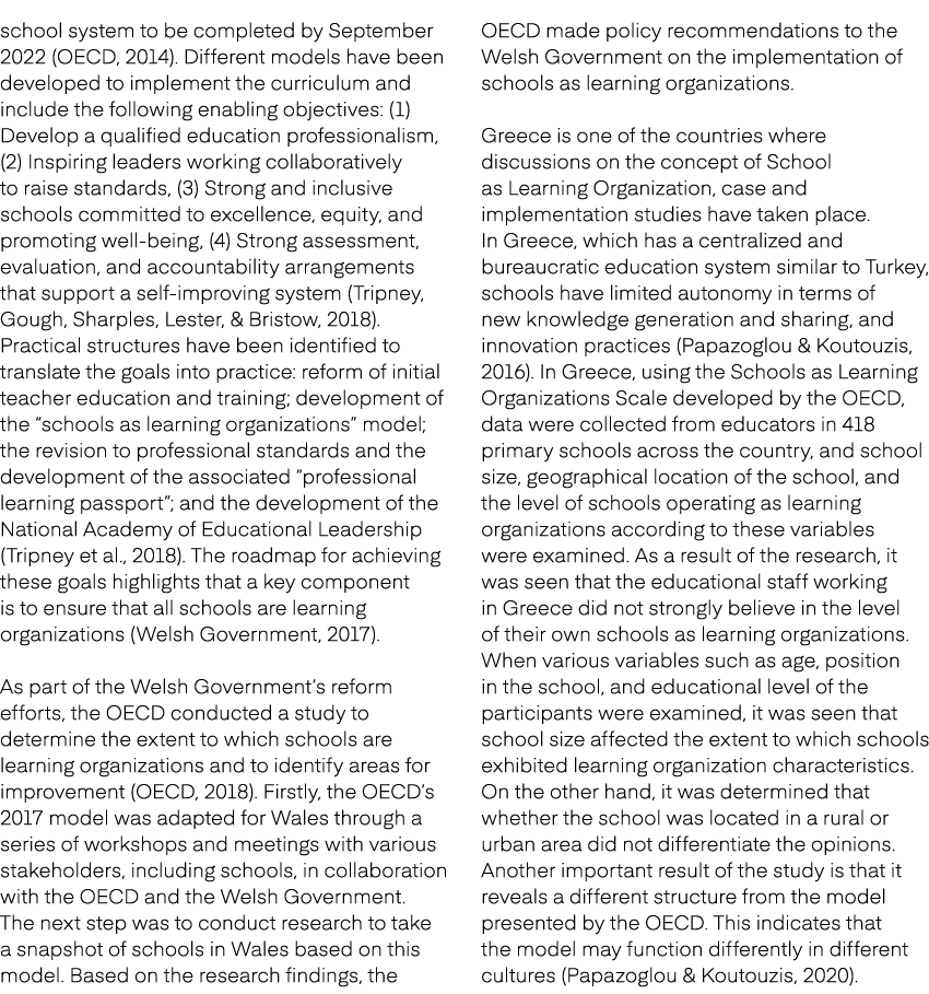 school system to be completed by September 2022 (OECD, 2014). Different models have been developed to implement the c...