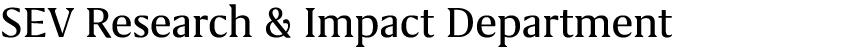 SEV Research & Impact Department 
