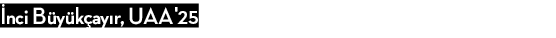  nci B y k ay r, UAA'25